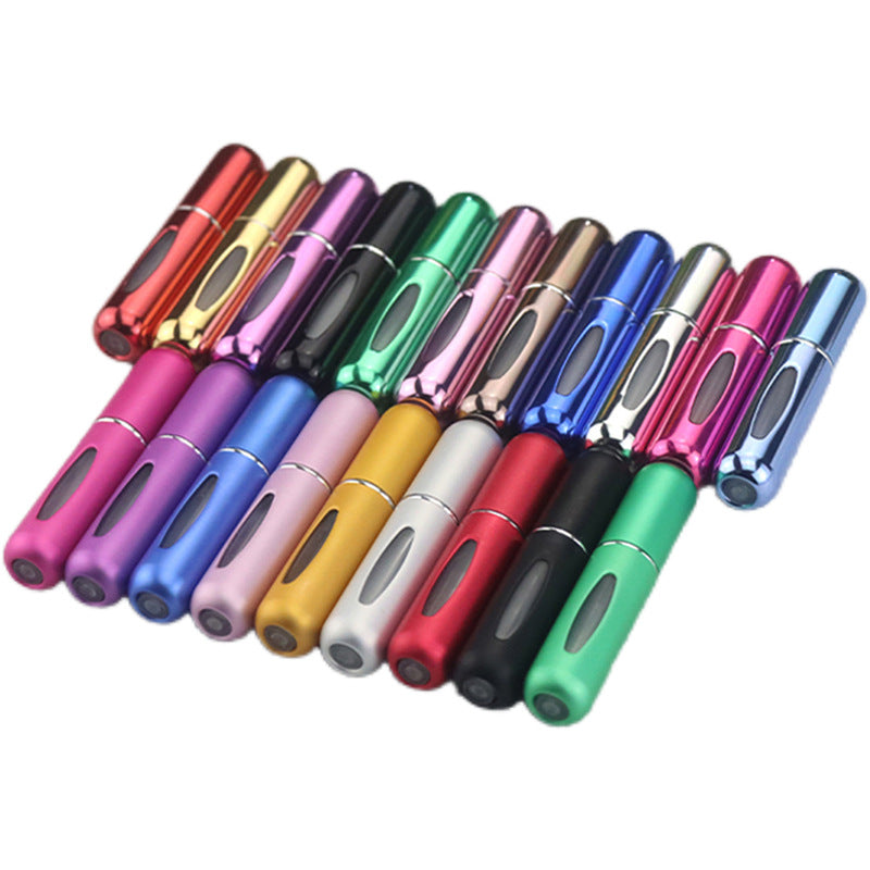 Perfume Bottles 5ml bottom filling press spray bottle portable Travel Cosmetic Bottles
